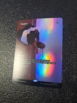 MTG - Ponder (Borderless) - Marvel Universe Eternal-Legal (Foil) - Image 3