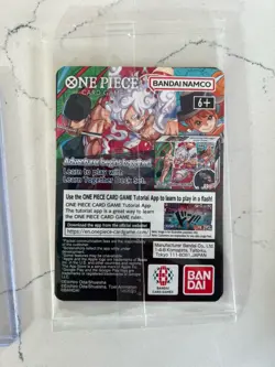 One Piece Monkey D. Luffy US Voyage College Basketball Promo Card Gonzaga SEALED - Image 3