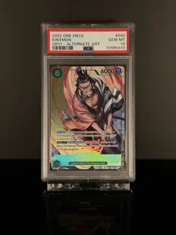 ✅2022 ONE PIECE OP01-ROMANCE DAWN ALTERNATE ART-ERRATA #040 KIN'EMON PSA 10 - Image 1