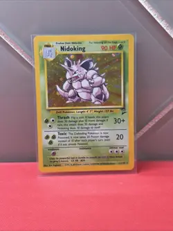 Pokemon TCG Nidoking Base Set 2 Holo Rare Card 11/102 LP/NM - Image 2