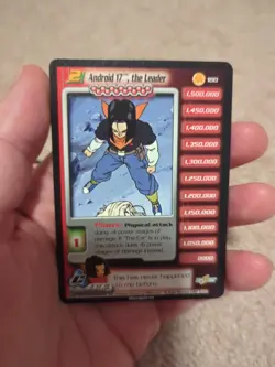 DBZ Dragon Ball Z Android 17, The Leader 180 CCG Unlimited Cell Saga lp - Image 1