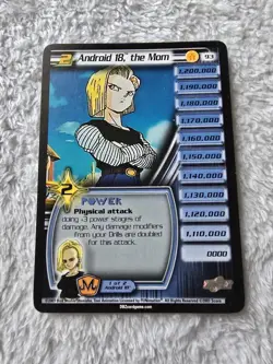 DBZ Dragon Ball Z Android 18, the Mom 93 CCG Unlimited Babidi Saga MP - Image 1