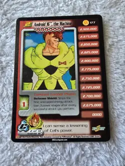 DBZ Dragon Ball Z Android 16, The Machine 177 CCG Unlimited Cell Saga MP - Image 1