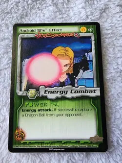 DBZ Dragon Ball Z Android 18's Effect 107 CCG Unlimited Cell Games Saga MP - Image 1