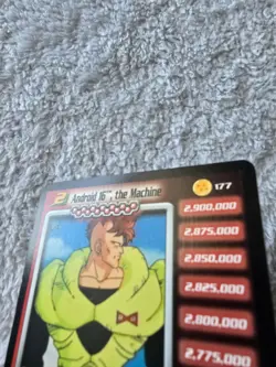 DBZ Dragon Ball Z Android 16, The Machine 177 CCG Unlimited Cell Saga MP - Image 2