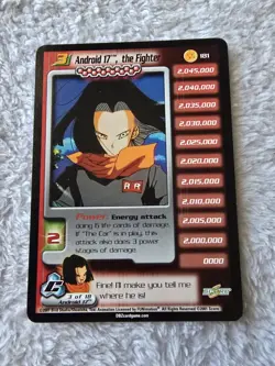 DBZ Dragon Ball Z Android 17, The Fighter 181 CCG Unlimited Cell Saga MP - Image 1