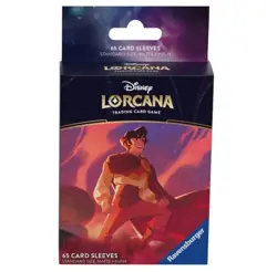 Disney Lorcana Deck Sleeves - Shimmering Skies - Aladdin - 65 Count Pack - Image 1