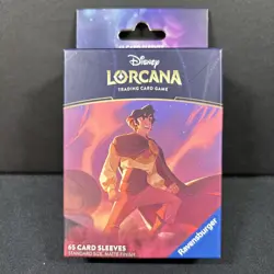 Disney Lorcana Deck Sleeves - Shimmering Skies - Aladdin - 65 Count Pack - Image 3