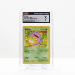 Pokemon Koffing #51 Base Set 1st Edition Shadowless 1999 - CGC 9 Mint - Image 3