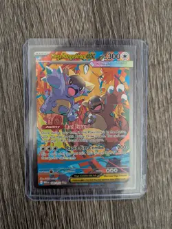 Pokemon TCG Mega Kangaskhan EX 182/132 Holo Rare ME01 Mega Evolution - Image 1