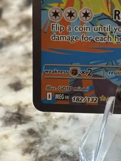 Pokemon TCG Mega Kangaskhan EX 182/132 Holo Rare ME01 Mega Evolution - Image 5