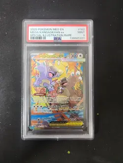 Pokemon TCG Mega Kangaskhan EX 182/132 Holo Rare ME01 Mega Evolution - Image 1