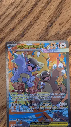 Pokemon TCG Mega Kangaskhan EX 182/132 Holo Rare ME01 Mega Evolution - Image 2