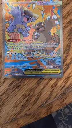 Pokemon TCG Mega Kangaskhan EX 182/132 Holo Rare ME01 Mega Evolution - Image 3