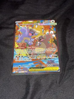 Pokemon TCG Mega Kangaskhan EX 182/132 Holo Rare ME01 Mega Evolution - Image 1