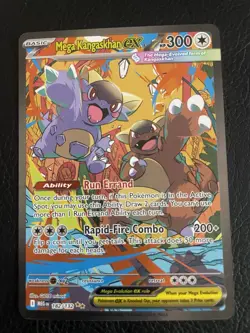Pokemon TCG Mega Kangaskhan EX 182/132 Holo Rare ME01 Mega Evolution - Image 1