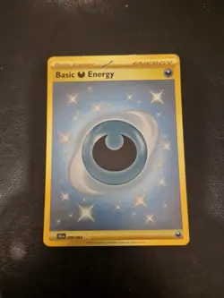Basic Darkness Energy 098/064 Shrouded Fable Holo Gold Hyper Rare Pokemon Card - Image 1