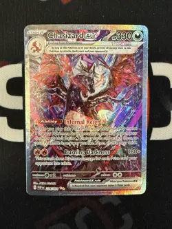 2024 Pokemon Paldean Fates Charizard ex 234/091 SIR Full Art NM Very Clean! - Image 1