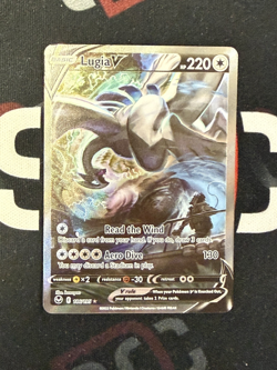 2022 Pokemon Silver Tempest Lugia V Alternate Full Art 186/195 NM Very Clean! - Image 1