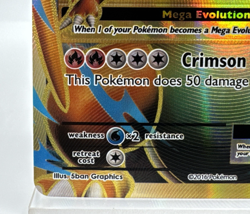 Mega Charizard EX - 101/108 XY Evolutions Full Art Gold Pokemon - NM+ Clean - Image 4