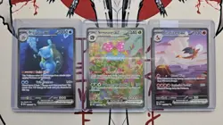 Pokemon TCG: S&V 151 Charizard Venusaur Blastoise EX SIR Full Art Holo NM Lot - Image 3