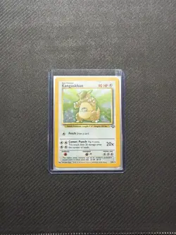 Kangaskhan Holo 5/64 Jungle Set Rare Pokemon Card Vintage 1999 WOTC LP - Image 3