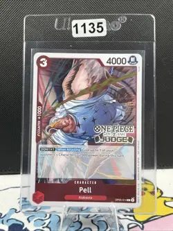 Pell Judge Pack Vol. 3 Foil Stamped One Piece Promo Card OP05-014 (1135) - Image 1