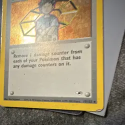 Pokemon TCG Brock Trainer Gym Heroes 15/132 Holo Rare Unlimited English Card - Image 3