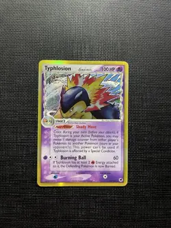 Pokemon TCG Typhlosion Delta Species Holo Rare Card #12/101 EX Dragon Frontiers - Image 2