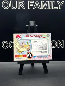 Farfetch'd #83 1998 Topps Pokemon TV Animation Edition Blue Logo Pokemon Card - Image 4