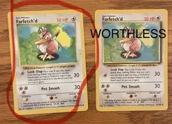Farfetch'd 027/102 Shadowless Base Set Pokemon Card - LP - Image 1