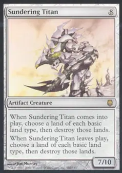 Sundering Titan - Medium Play MTG Darksteel - Image 1