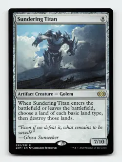 Sundering Titan Double Masters Magic The Gathering MTG Card - Image 1