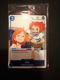 One Piece Card Game: OP-14 Release Event "Girl" Winner Stamped Promo Card - Image 1