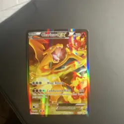 Pokemon TCG Charizard EX Promo Holo XY121 180 HP XY Dragon Basic Card Stock - Image 1