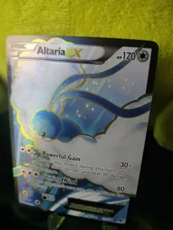 Pokemon Altaria EX Fates Collide 123/124 Ultra Rare Full Art Holo 170 HP Card - Image 2