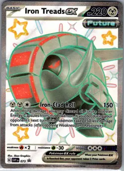 Iron Treads ex SVP 073 SV: Scarlet & Violet Promo Cards - Pokemon Card - NM - Image 1
