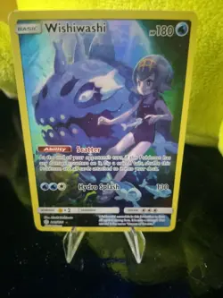 Pokemon Wishiwashi SM Cosmic Eclipse Secret Rare Holo 240/236 180 HP Card - Image 2