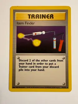 Item Finder 074/102 Base Set Pokemon Card - Image 1