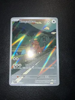 Pokemon Kangaskhan TCG 204/182 Destined Rivals Illustration Rare Holo Card NM - Image 1