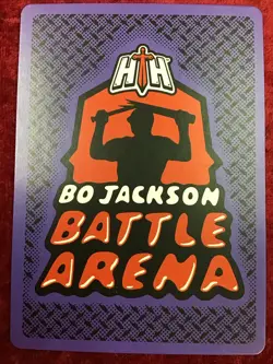 BO JACKSON BATTLE ARENA CARD ~ "FLIP YA FOR 2 PLAYS" ~ 0 COST ~ #PL-63 - Image 2