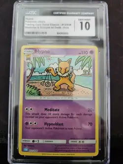 Hypno 012/034 Trading Card Game CGC 10 Classic Deck Holo Blastoise Suicune EX - Image 1
