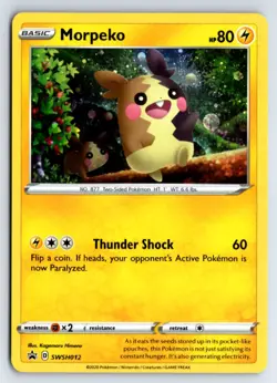 Morpeko - SWSH012 -SWSH: Sword & Shield Promo Cards- Holofoil - Image 1