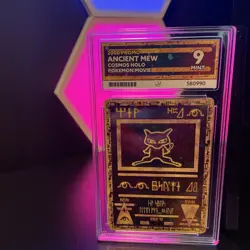 Pokemon Ancient Mew Cosmos Holo Movie Promo Card 2000 Ace 9 - Image 1