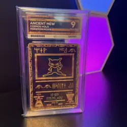 Pokemon Ancient Mew Cosmos Holo Movie Promo Card 2000 Ace 9 - Image 4