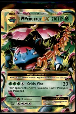 Pokemon TCG - M Venusaur EX Ultra Rare XY - Evolutions 2/108 LP - Image 1