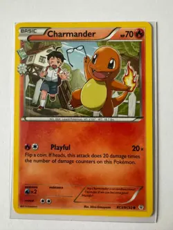 Pokemon Card Charmander Generations: Radiant Collection Common RC3/RC32 - NM - Image 3