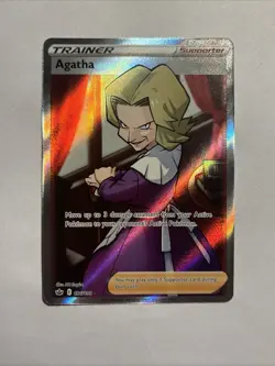 Agatha 186/198 - Chilling Reign (NM) Full Art Ultra Rare Pokemon TCG Card - Image 1