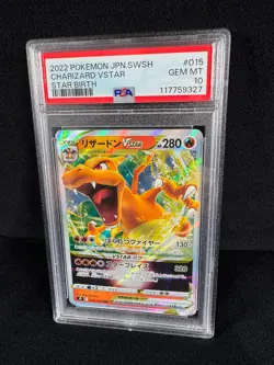 Pokemon Charizard VSTAR Full Art HOLO Star Birth #105 Japanese PSA 10 GEM MINT - Image 3