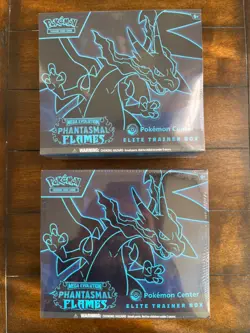 2x Pokemon Center Phantasmal Flames Elite Trainer Box (ETB) New/Sealed - Image 1